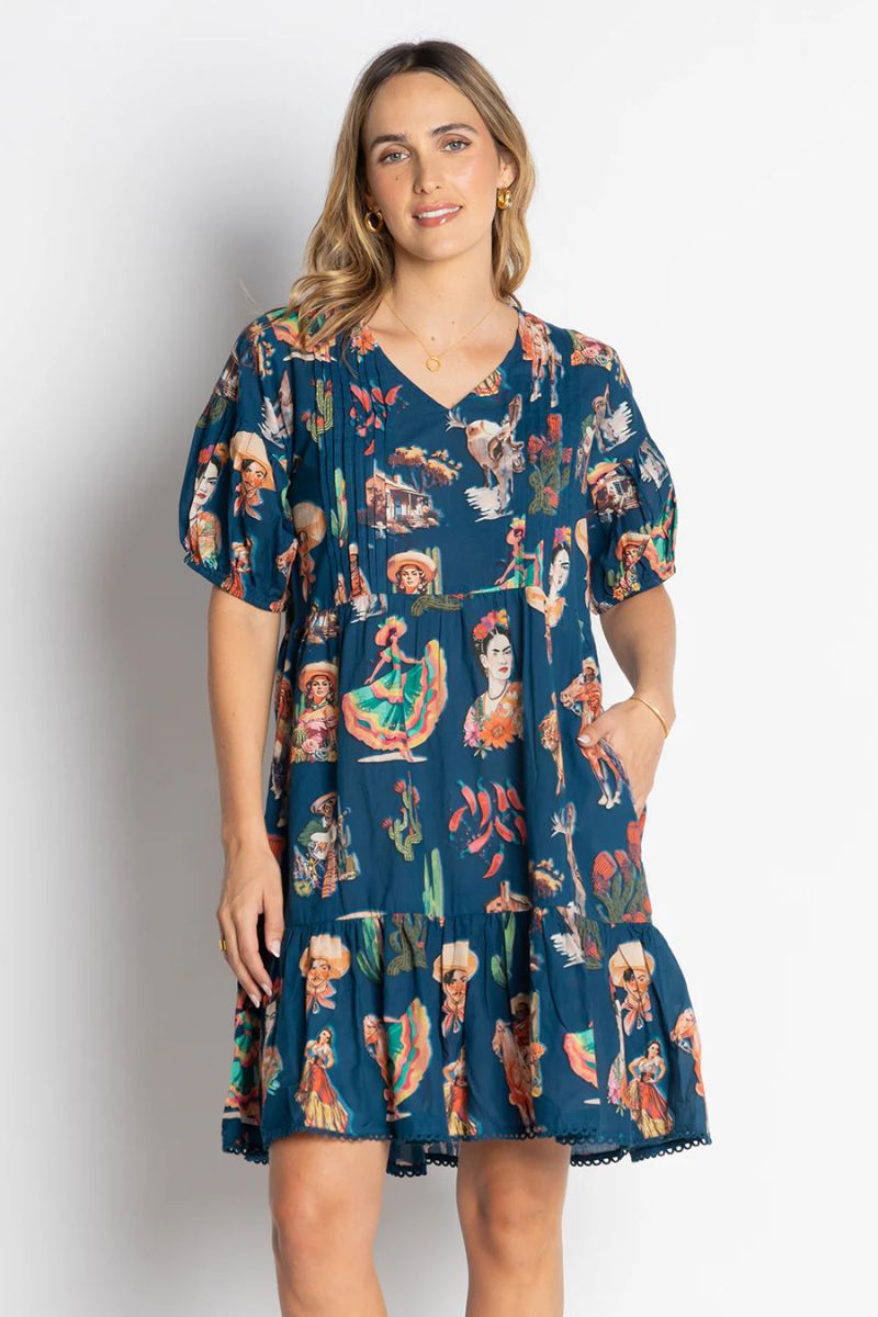 lula-life-arriba-dress-navy-ozresort