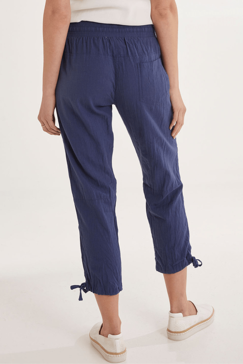 Lula Life Beach Pant Navy On Sale.
