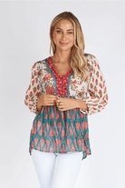 Lula Life Curtis Multi Top On Sale.