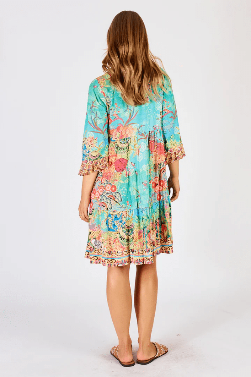 Lula Life Sybil Dress Lagoon.