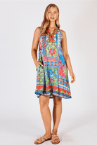 Lula Life Vivone Sundress Lime.