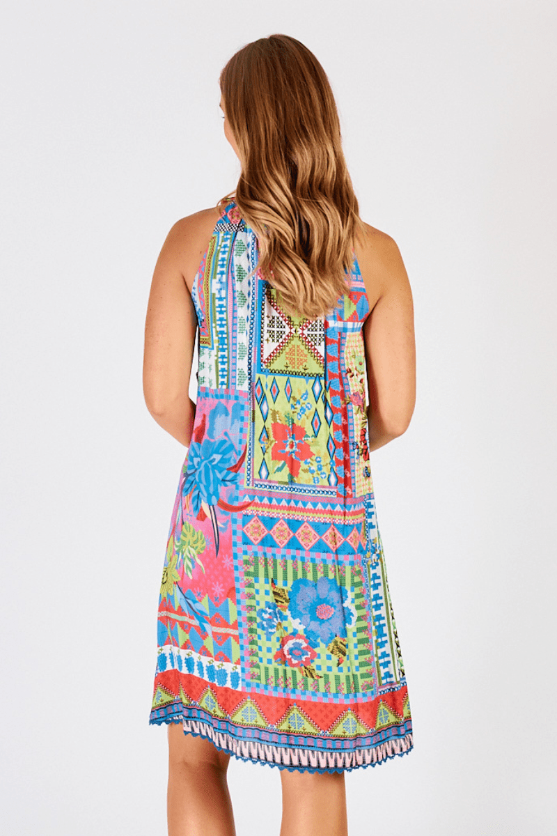 Lula Life Vivone Sundress Lime.