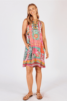 Lula Life Vivone Sundress Melon.