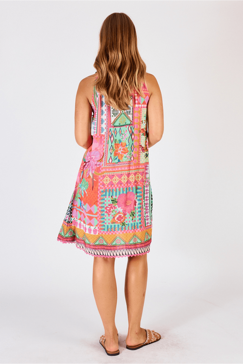 Lula Life Vivone Sundress Melon.