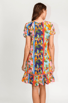 Lula Life Yepoon Shirred Dress Multi.
