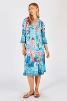 Lula Life Aliah Midi Lagoon Dress.