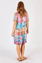 Lula Life Aliah Tiered Dress Multi.