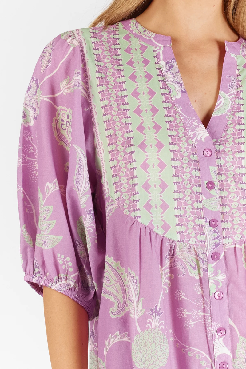 Lula Life Gianna Dress - Orchid.