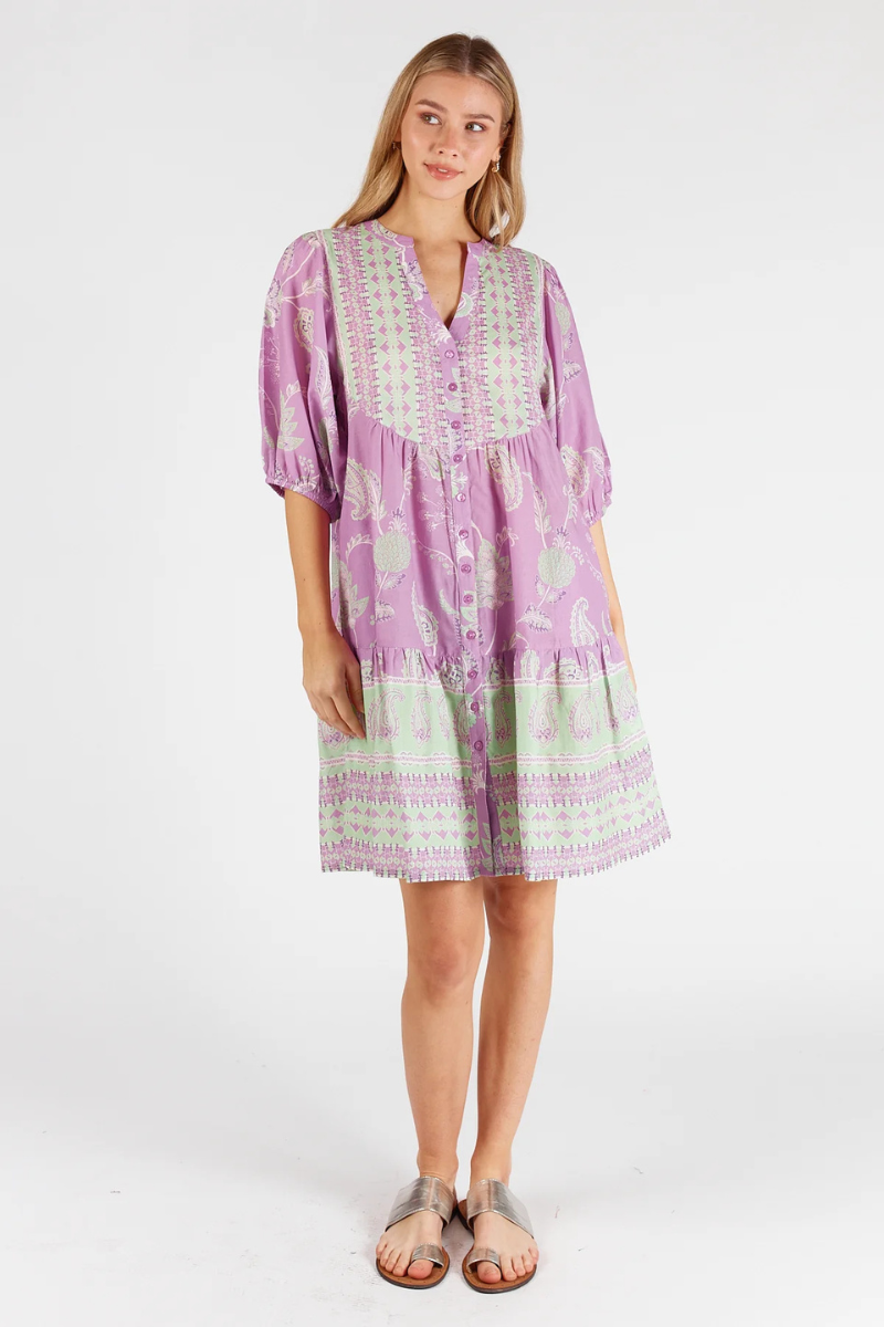 Lula Life Gianna Dress - Orchid.