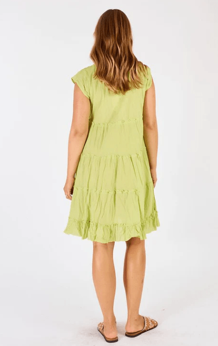 Lula Life Gwen Dress Lime.