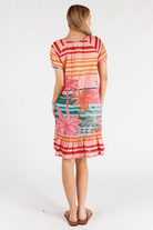 Lula Life Isla Shirred Dress - Sunset.