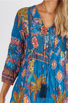 Lula Life Mika Cotton Dress Ocean.