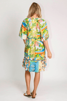 Lula Life Seaside Dress Tropical Print On Sale.