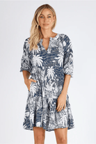 Lula Life Tahiti Dress Navy.