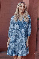 Lula Life Tahiti Dress Navy.