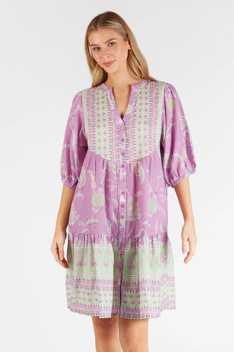 Lula Life Gianna Dress - Orchid.