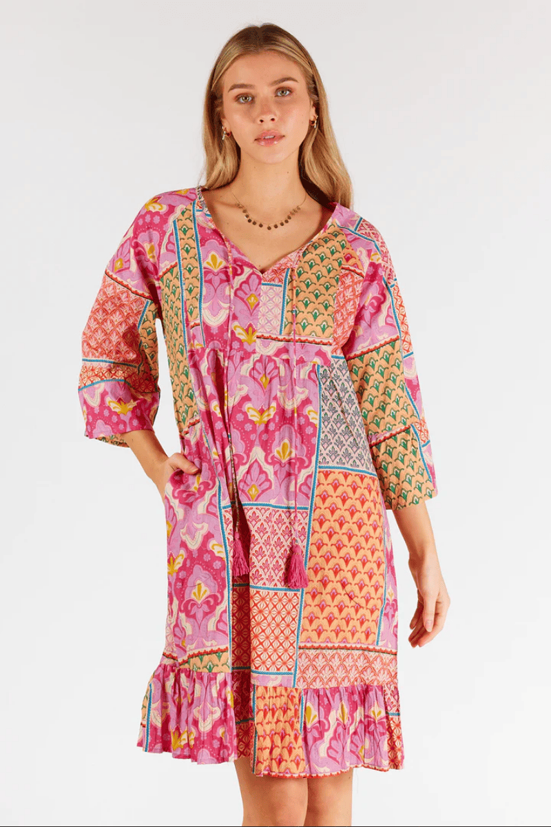 Lula Life Maya Sundress- Melon.