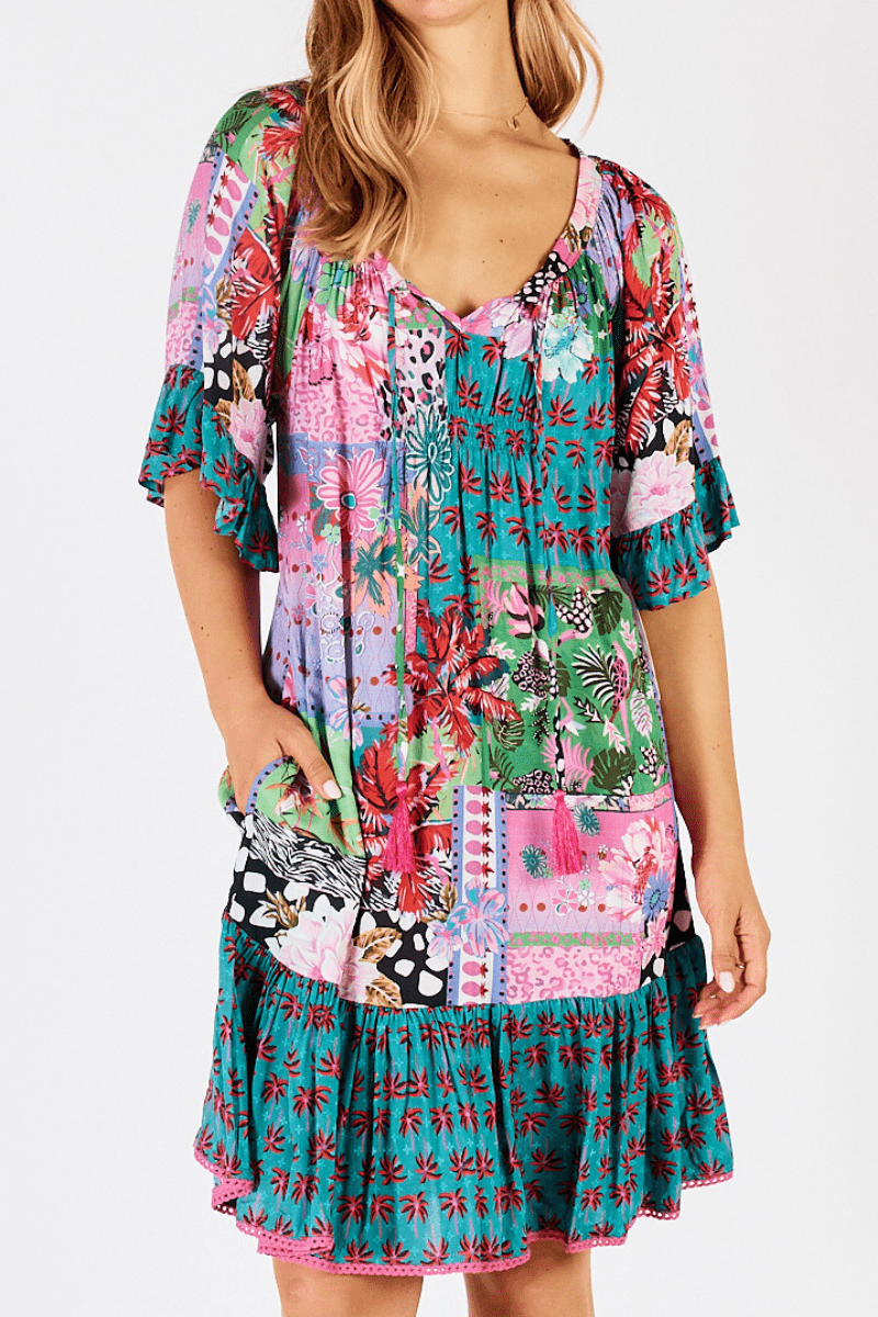 Lula Life Avoca Dress Lagoon.