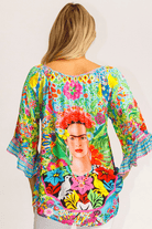 Lula Lifa Bonita Short Kimono Frida Kahlo - On Sale.