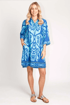 Lula Life Sorrento Shirt Dress Ocean.