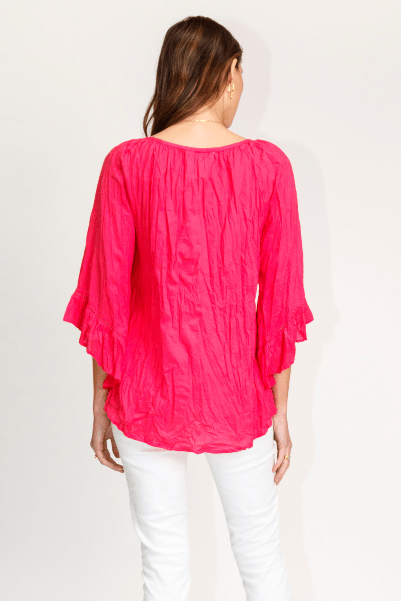 Lula Life Chloe Cotton Top Melon On Sale.