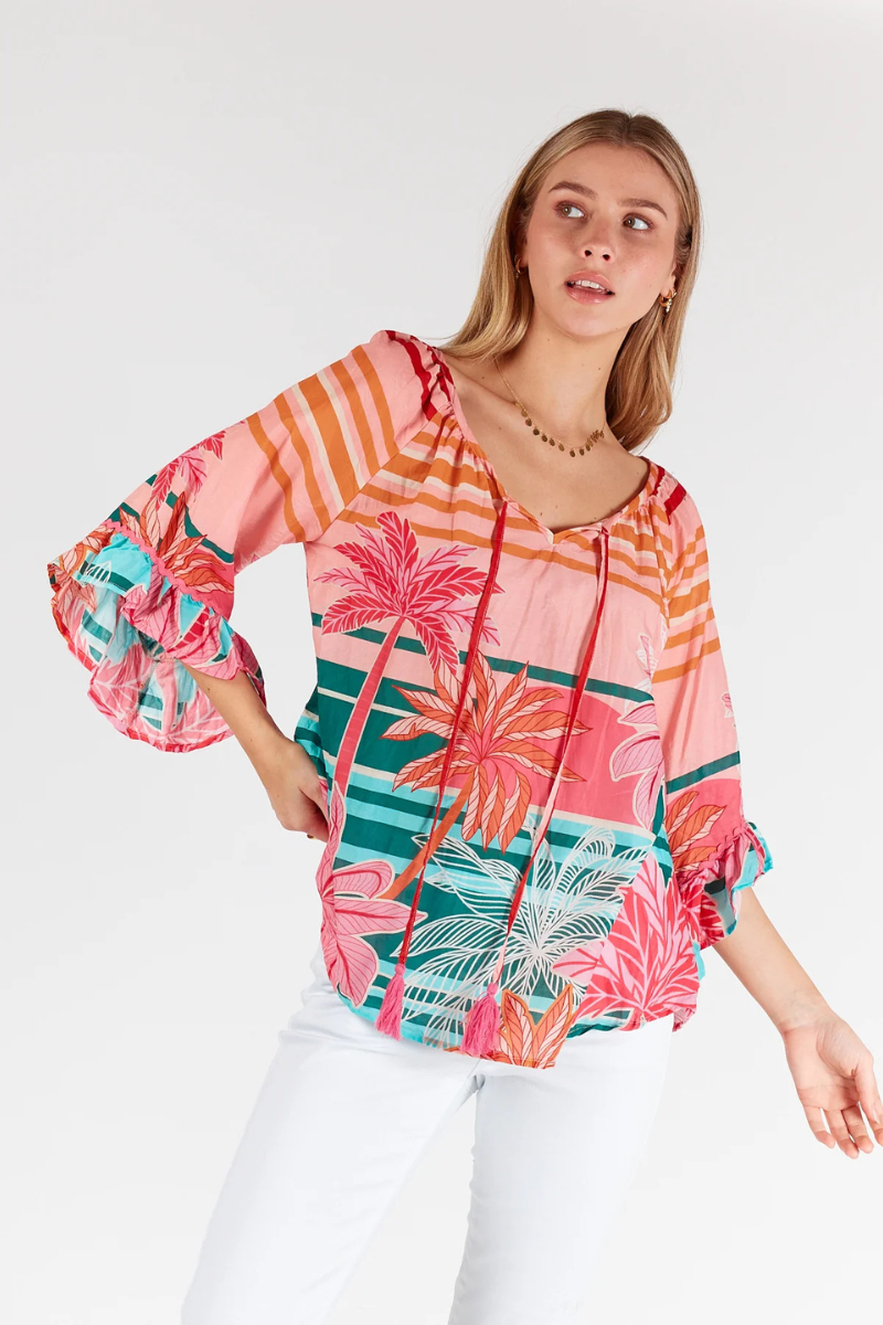 Lula Life Isla Top - Sunset.