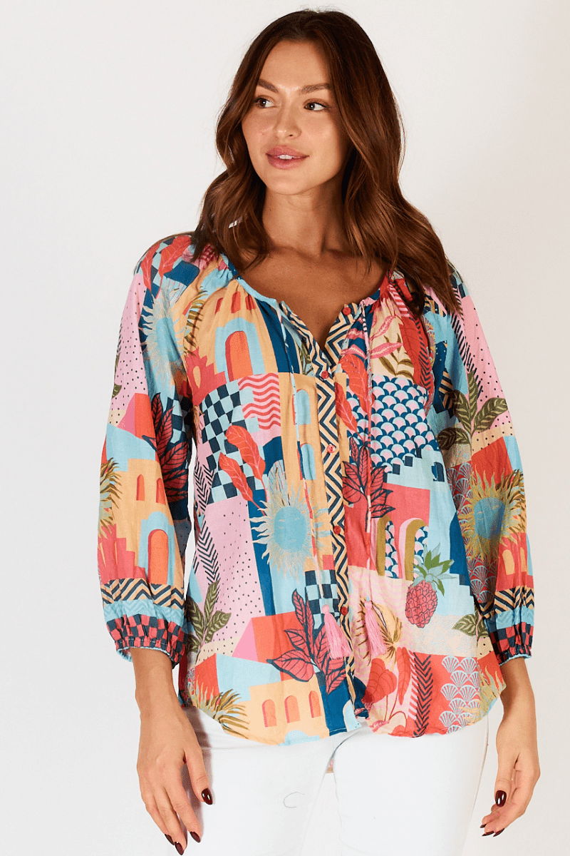 Lula Life Solaire Print Top.