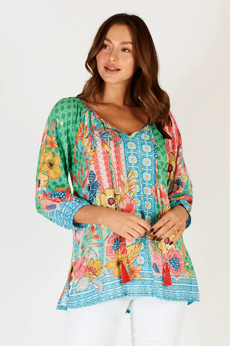 Lula Life Miranda Top Sea.