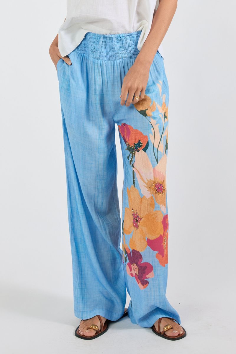 Lula Soul Hana Pant - Indigo