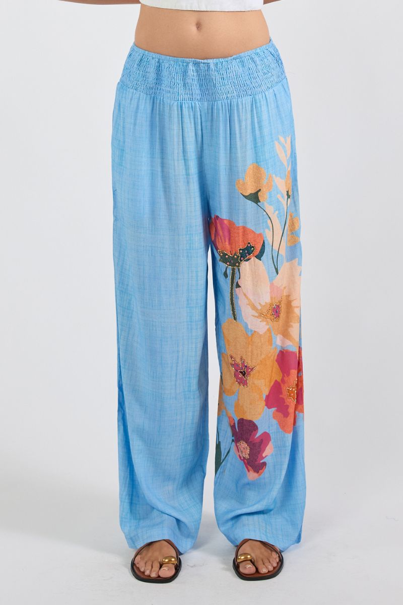 Lula Soul Hana Pant - Indigo