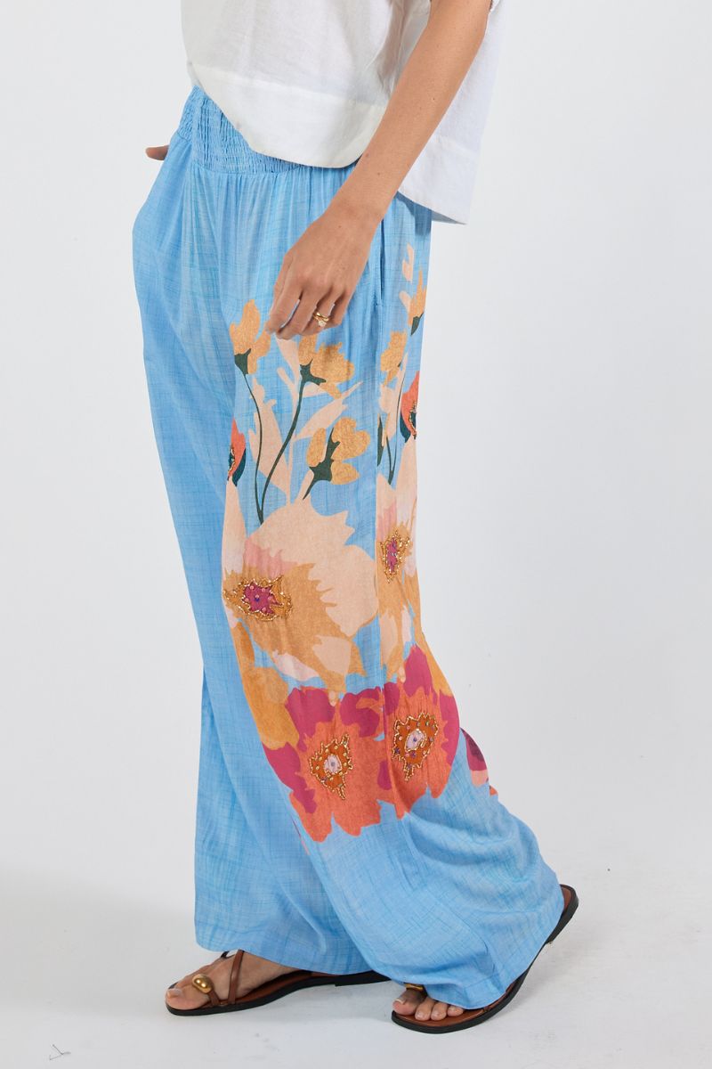 Lula Soul Hana Pant - Indigo