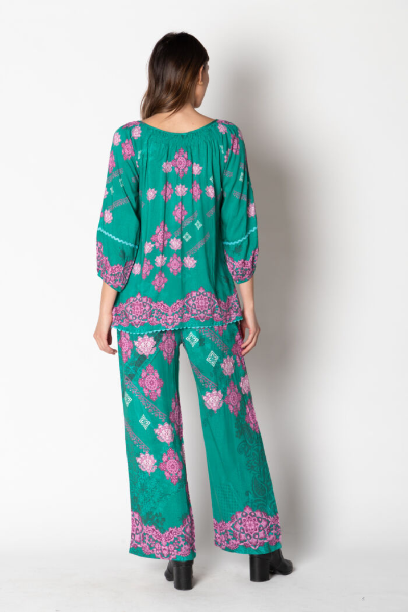 Lula Soul Zamora Pant - Forest.