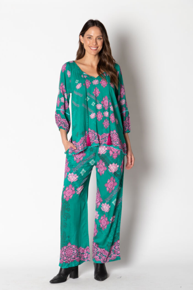 Lula Soul Zamora Pant - Forest.