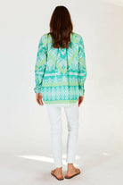 Lula Soul Bandana Shirt Sea Green.