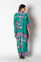 Lula Soul Zamora Kaftan Shirt - Forest.