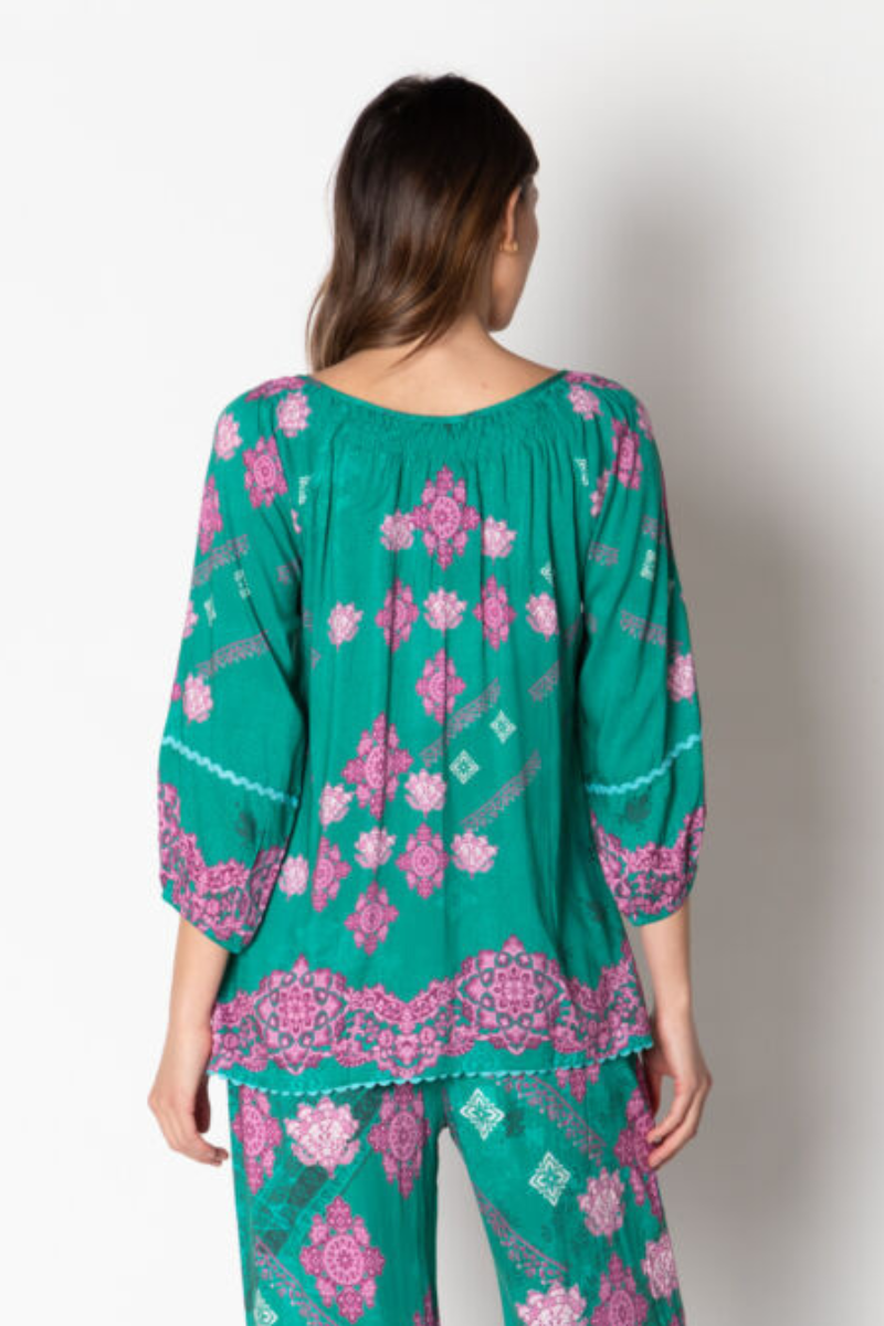 Lula Soul Zamora Top - Forest.