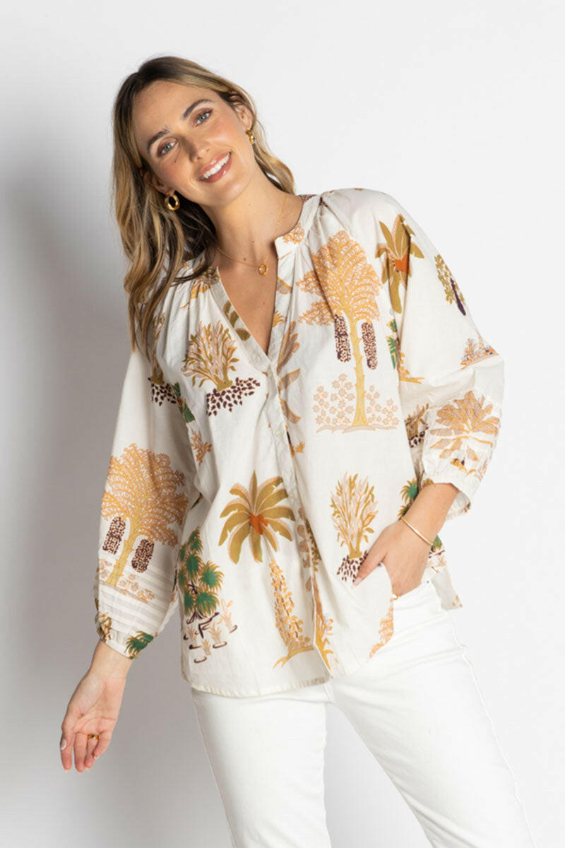 Lula Life Amrita Shirt White.