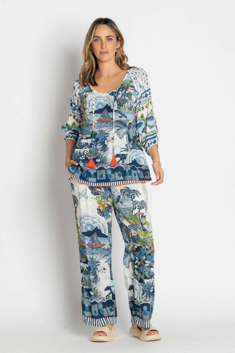 Lula Life Dita Pant Ocean.