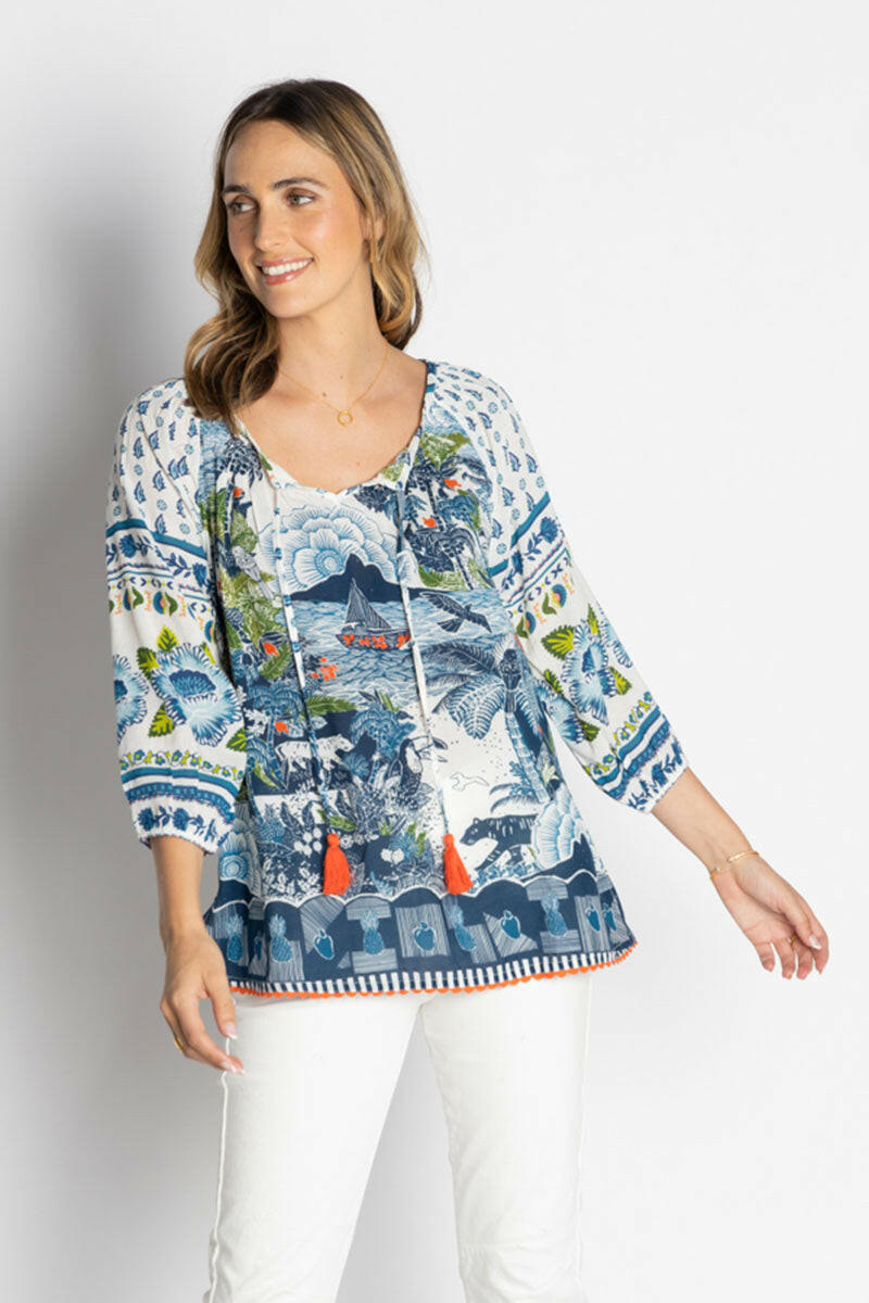 Lula Life Dita Top Ocean.