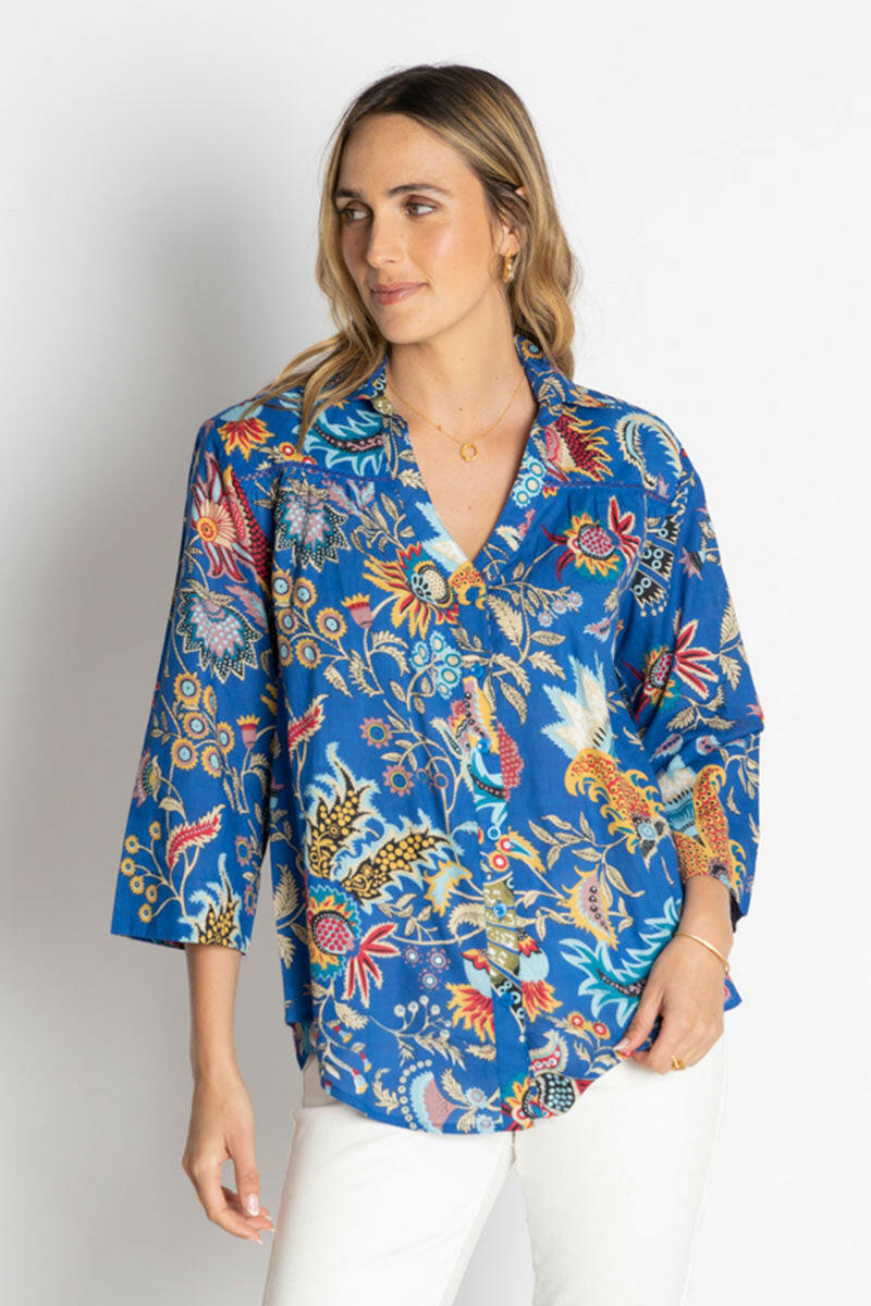 Lula Life Nandita Shirt Ocean.