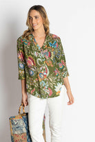 Lula Life Nandita Shirt Olive.