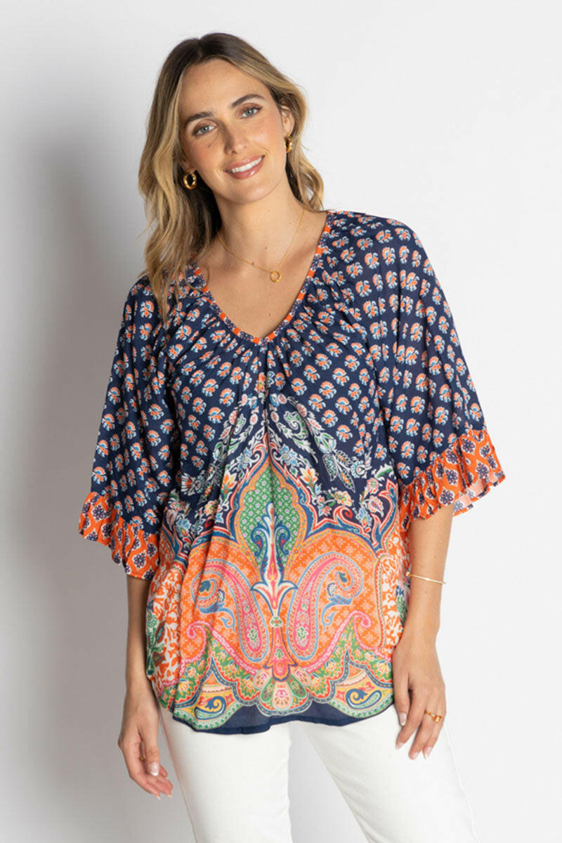 Lula Life Sarai Top Navy.