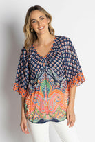 Lula Life Sarai Top Navy.