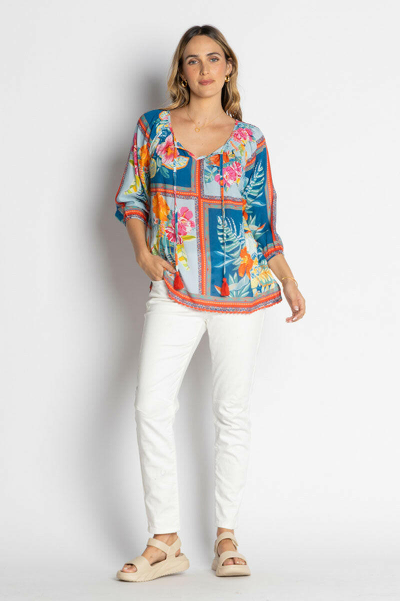 Lula Life Serilda Top - Ocean.