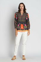 Lula Soul Grenadine Top - Espresso.