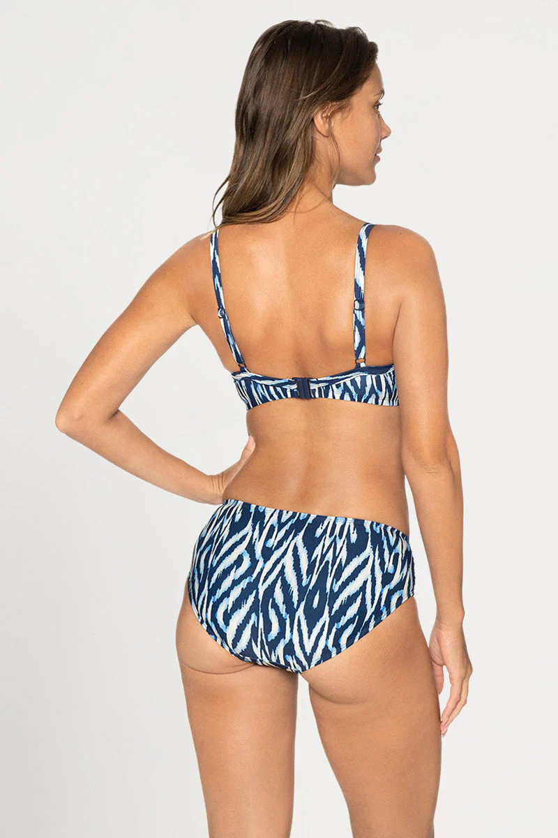 Nip Tuck Odisha Isla DD/E Cup Underwire Bikini Top - Navy.