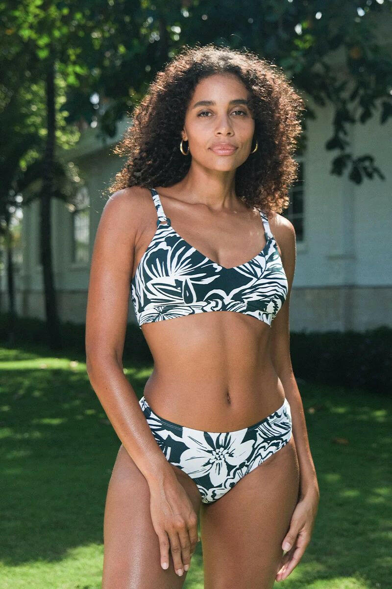 Nip Tuck Nostaligic Summer Louise Swim Pant - Green.