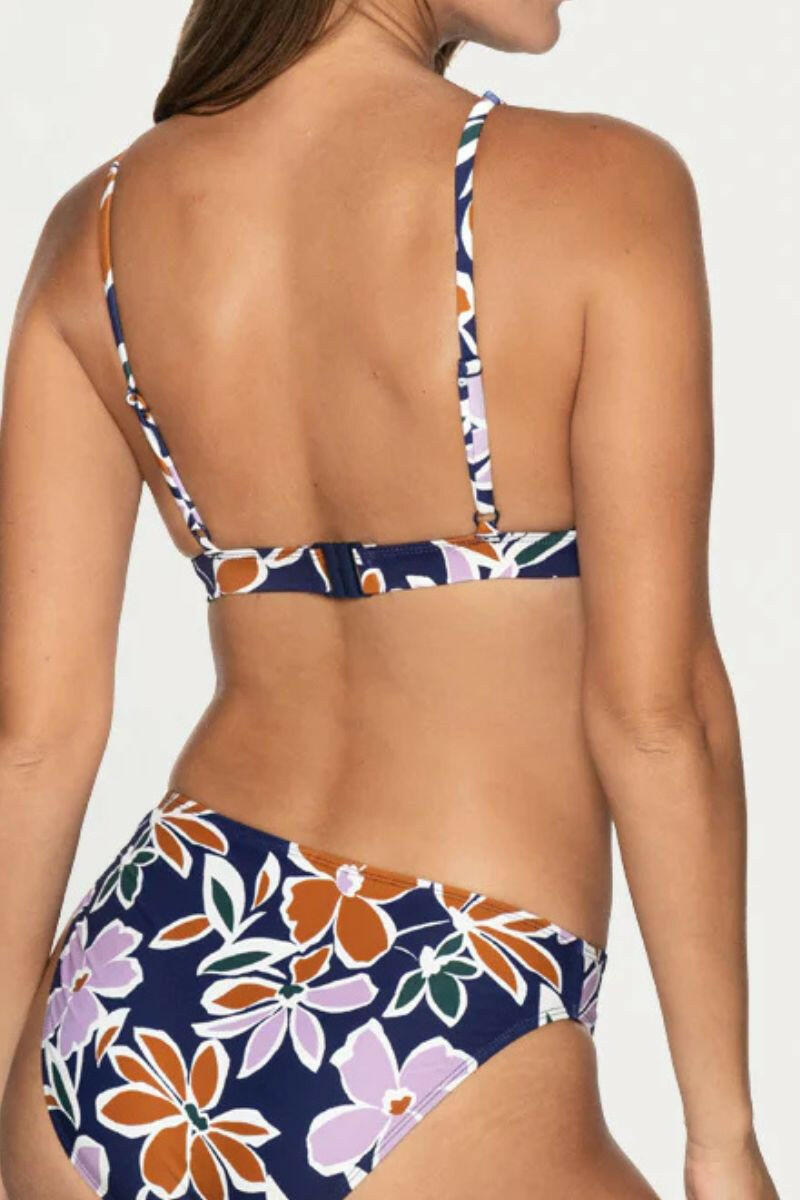 Nip Tuck Petal Precision Lorna Bikini Top - Navy.