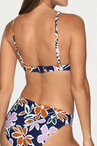 Nip Tuck Petal Precision Lorna Bikini Top - Navy.