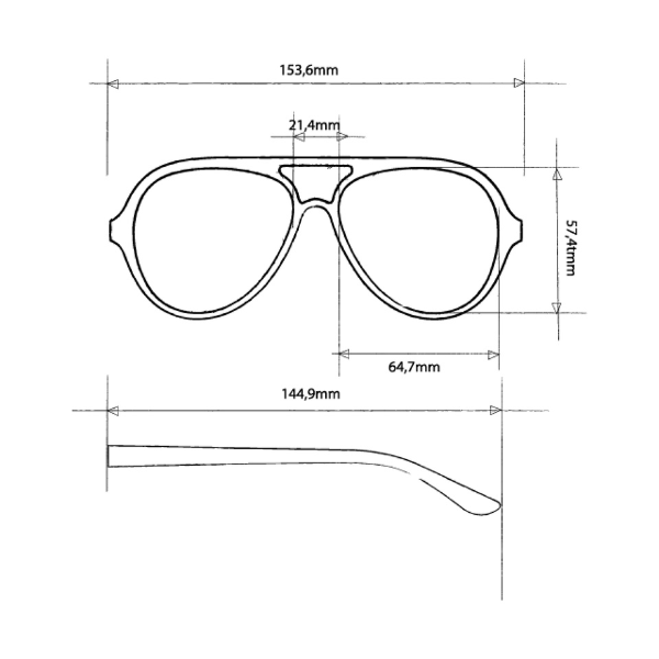 Okkia Alessio Sunglasses - Black.